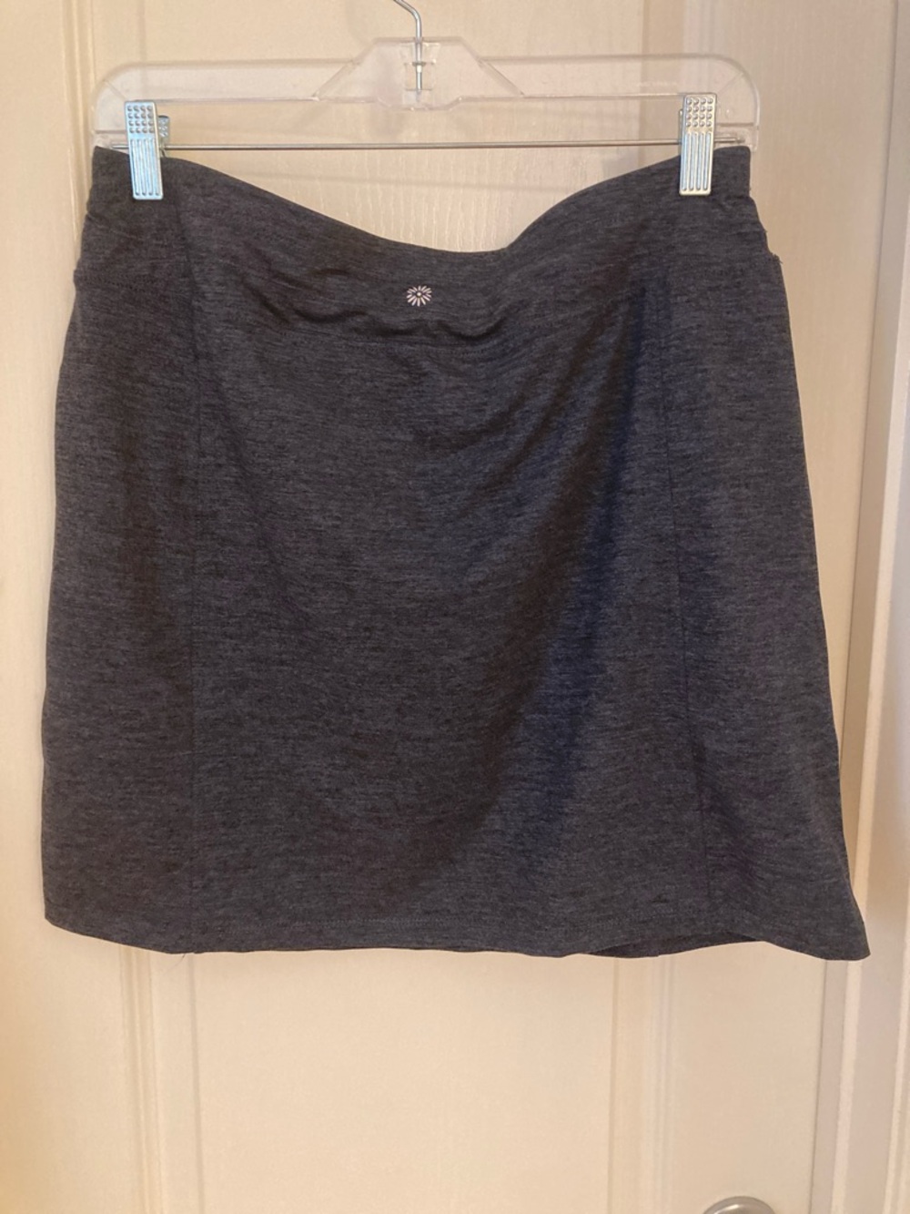 Casual Drawstring Heather Navy Women's Skort - Picture 8 of 14